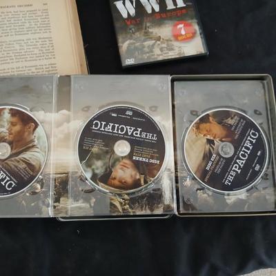 History of the World War book with war - like DVD movies