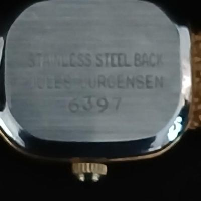 Vintage JULES JURGENSEN Ladies Wristwatch 6397 Quartz Watch