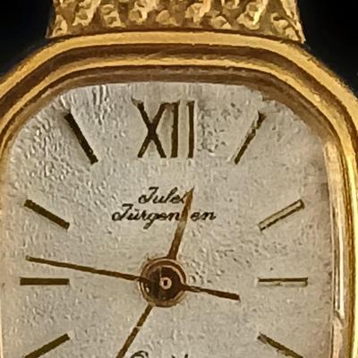 Vintage JULES JURGENSEN Ladies Wristwatch 6397 Quartz Watch