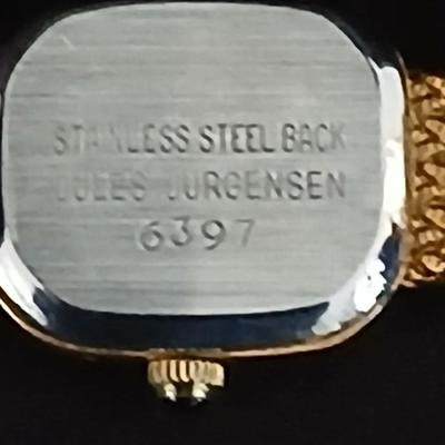 Vintage JULES JURGENSEN Ladies Wristwatch 6397 Quartz Watch