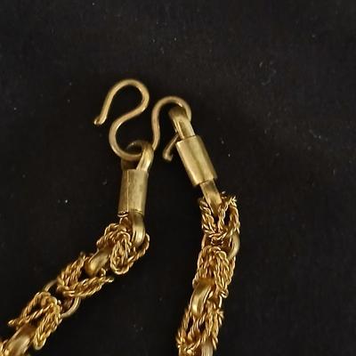 Large Victorian Revival Black Glass Cameo Locket Necklace Vintage Jewelry