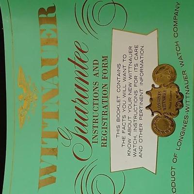 Vintage WITTNAUER men's automatic watch day/date D11KAS/2 17Jewels Swiss 1970s with paperwork