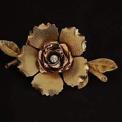 Vintage Coro brooch Pin Jewlery with Monet clip on earrings