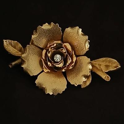 Vintage Coro brooch Pin Jewlery with Monet clip on earrings