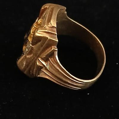 Vintage 1952 10k High school class ring