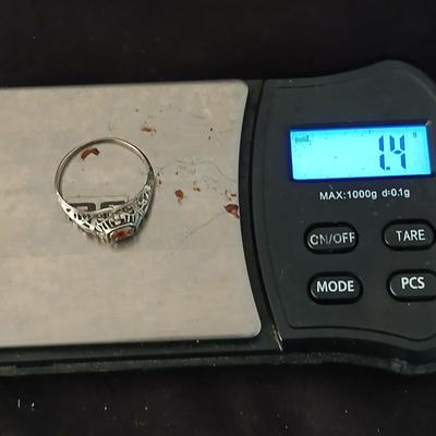 Southwestern style - Art Deco 14K White Gold Filigree Women's Ring