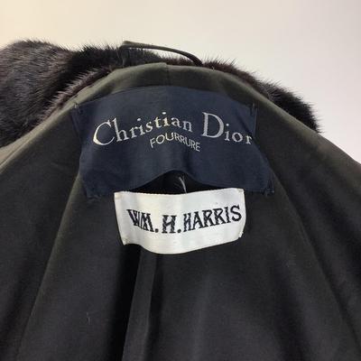 389 DIOR x William Harris Mink Fur Swing Coat