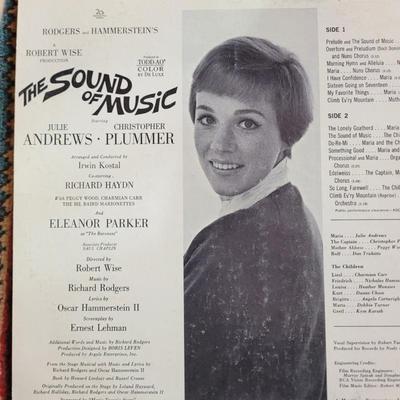 6 movie soundtracks or showtune albums