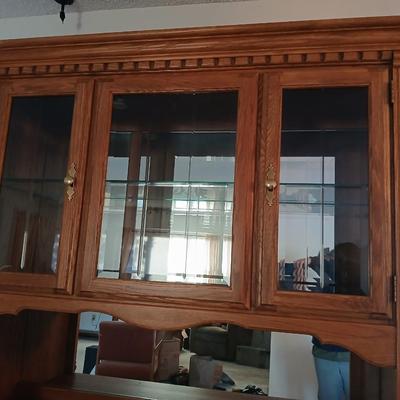 Richardson Brothers Company Lighted China Hutch