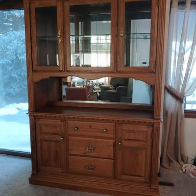 Richardson Brothers Company Lighted China Hutch
