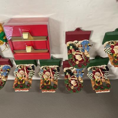 Stocking hanger holders