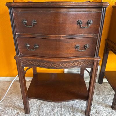 Antique Wabash side table #1
