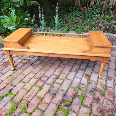 MCM Wood Double Dough Box Coffee Table