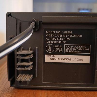 Samsung VHS Player with Disney VHS tapes & others