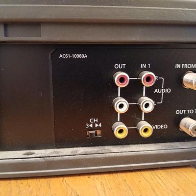 Samsung VHS Player with Disney VHS tapes & others