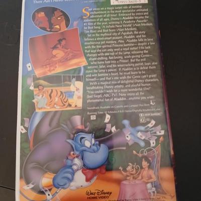 Samsung VHS Player with Disney VHS tapes & others