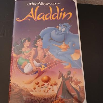 Samsung VHS Player with Disney VHS tapes & others