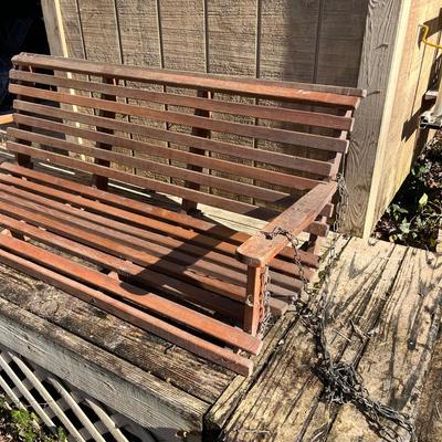 Wooden Hangin Bench (S-MG)