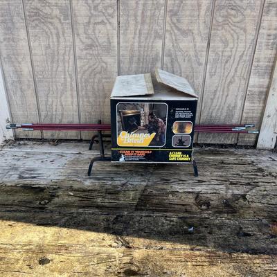 Steel Fireplace Rack & Chimney Cleaner (S-MG)