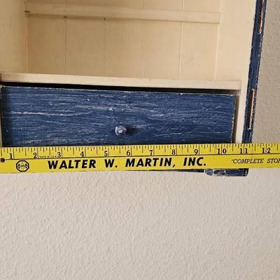 Wooden Knick-knack boat shelf - Nautical Beach decor