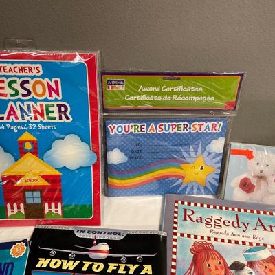 Kids books and teacher items