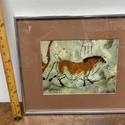 Lascaux Cave Prehistoric Horse Framed Art Print