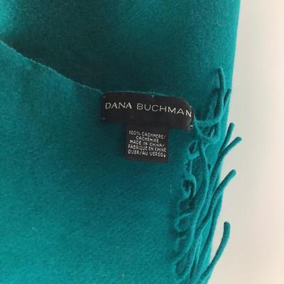 397 DANA BUCHMAN Cyan Cashmere Scarf