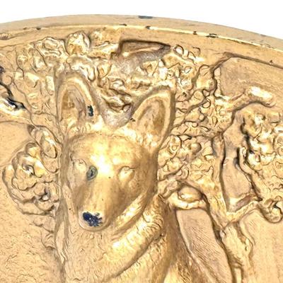 Set of Heavy Cast Iron German Shepard Book Ends
