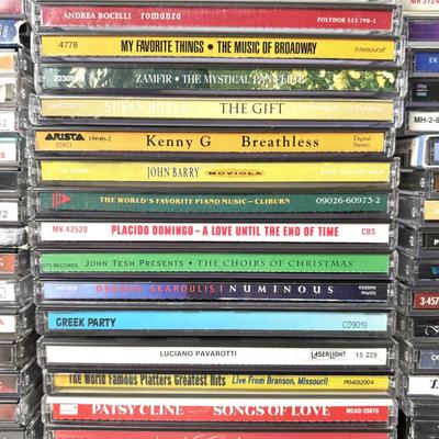 Lot of 191 CDs - Taylor Swift, Celine Dion, Barbara Streisand, Cher, Yanni, John Denver, Julio Iglesias