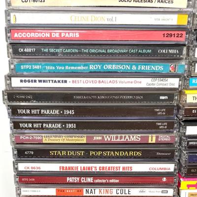 Lot of 191 CDs - Taylor Swift, Celine Dion, Barbara Streisand, Cher, Yanni, John Denver, Julio Iglesias