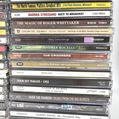 Lot of 191 CDs - Taylor Swift, Celine Dion, Barbara Streisand, Cher, Yanni, John Denver, Julio Iglesias