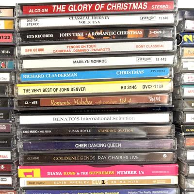 Lot of 191 CDs - Taylor Swift, Celine Dion, Barbara Streisand, Cher, Yanni, John Denver, Julio Iglesias