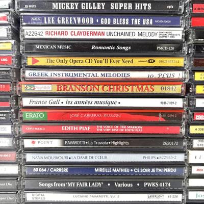 Lot of 191 CDs - Taylor Swift, Celine Dion, Barbara Streisand, Cher, Yanni, John Denver, Julio Iglesias