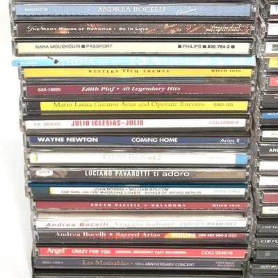 Lot of 191 CDs - Taylor Swift, Celine Dion, Barbara Streisand, Cher, Yanni, John Denver, Julio Iglesias