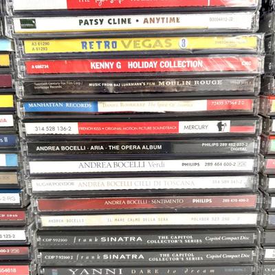 Lot of 191 CDs - Taylor Swift, Celine Dion, Barbara Streisand, Cher, Yanni, John Denver, Julio Iglesias