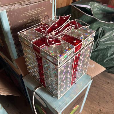 Chenille ‘Fergie Frog’ & More Christmas Lighted Yard Decor (S-RG)