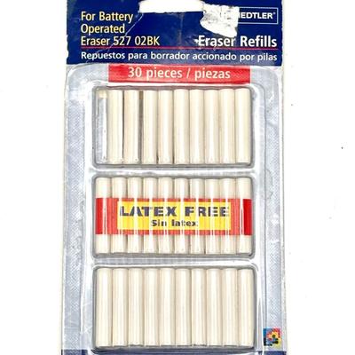 5 Packs of Vintage Pentel 0.5 Lead with 3 Mechanical Pencils and Pack of Erasers