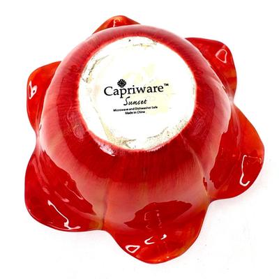 Set of 5 Capriware Flower Bowls