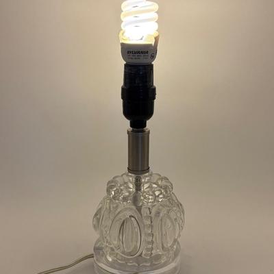 Lot of 3 Vintage Glass Lamps
