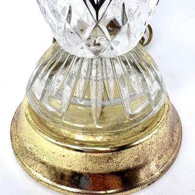 Lot of 3 Vintage Glass Lamps