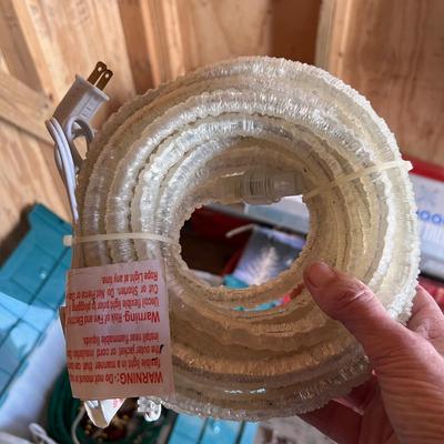 Huge Assortment of Christmas Lights Plus Storage Tubs & Extension Cords (S-RG)