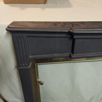 Cast Iron Fireplace Screen (B4-BBL)