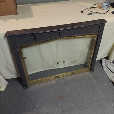 Cast Iron Fireplace Screen (B4-BBL)
