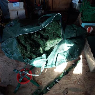 Faux 7'+ Christmas Tree in Bag (S-BBL)