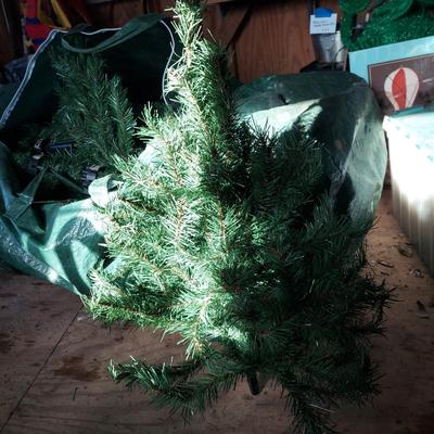 Faux 7'+ Christmas Tree in Bag (S-BBL)