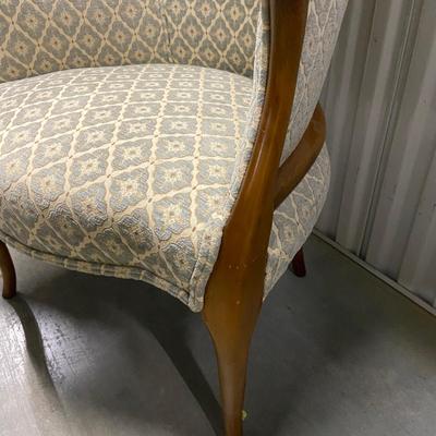 Two Upholstered Conversation Chairs (1018CR-BM)