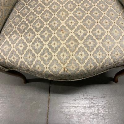 Two Upholstered Conversation Chairs (1018CR-BM)