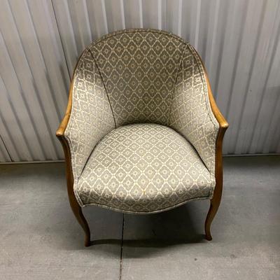 Two Upholstered Conversation Chairs (1018CR-BM)