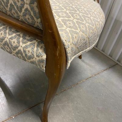 Two Upholstered Conversation Chairs (1018CR-BM)