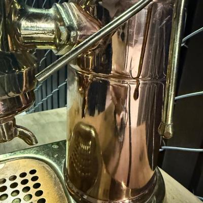 Coffee Maker Vintage La Pavoni Professional Espresso Machine Copper/Brass